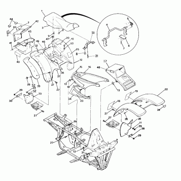 BODY ASSEMBLY 250 4x4 / W928127 (4922872287A005)