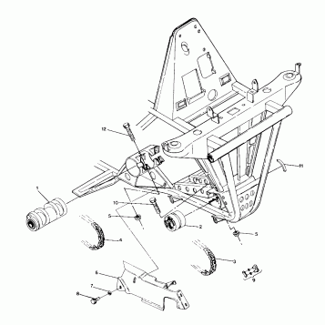FRONT DRIVE ASSEMBLY 250 4x4 / W928127 (4922872287A014)