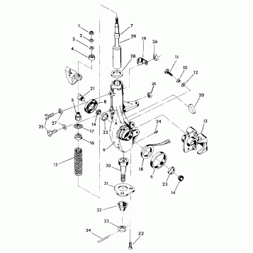 STRUT ASSEMBLY 250 4x4 / W928127 (4922872287B009)
