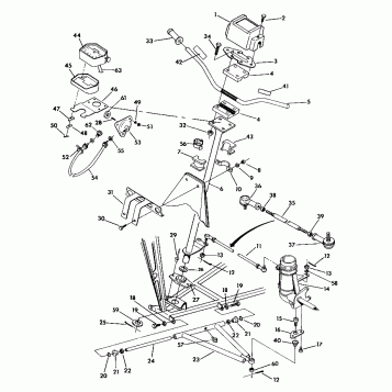STEERING ASSEMBLY 350 2X4 / W927539 (4922882288011A)