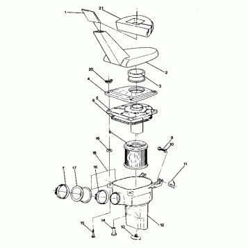 AIR BOX ASSEMBLY 350 2X4 / W927539 (4922882288015A)
