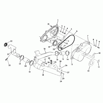 CLUTCH COVER ASSEMBLY 350 2X4 / W927539 (4922882288022A)