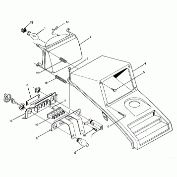 HEADLIGHT ASSEMBLY Trail Boss / W928527 (4922892289007A)