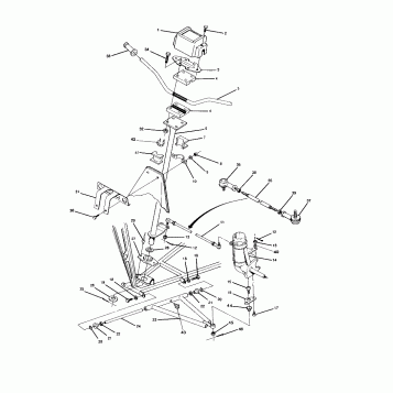 STEERING ASSEMBLY Trail Boss / W928527 (4922892289011A)
