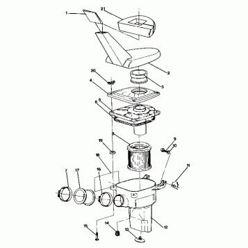 AIR BOX ASSEMBLY Trail Boss / W928527 (4922892289019A)