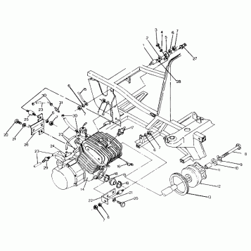 ENGINE MOUNTING 250 4x6 / W928627 (4922902290006A)