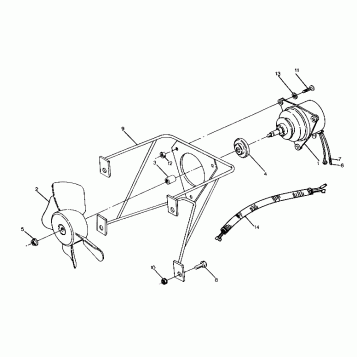 FAN ASSEMBLY 250 4x6 / W928627 (4922902290007A)
