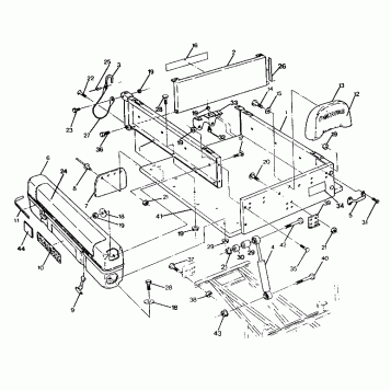 UTILITY DUMP BOX ASSEMBLY 250 4X6/W928627 (4922902290013A)