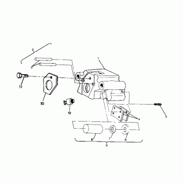 REAR BRAKE ASSEMBLY 250 4x6 / W928627 (4922902290015A)