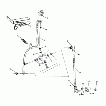 SHIFT LINKAGE ASSEMBLY 250 4x6 / W928627 (4922902290018A)