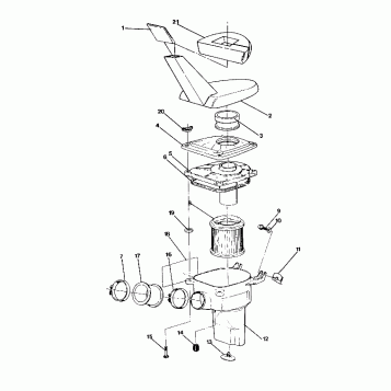 AIR BOX ASSEMBLY 250 4x6 / W928627 (4922902290025A)
