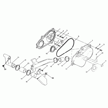 CLUTCH COVER ASSEMBLY 250 4x6 / W928627 (4922902290026A)