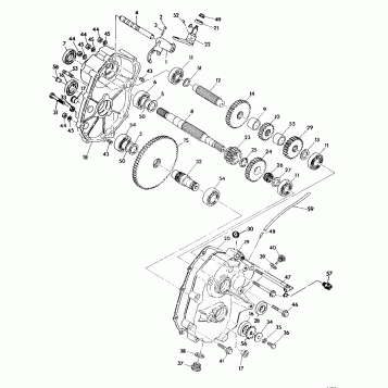 GEARCASE ASSEMBLY 250 4x6 / W928627 (4922902290035A)
