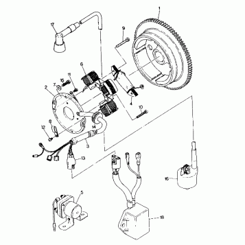 MAGNETO ASSEMBLY 250 4x6 / W928627 (4922902290044A)