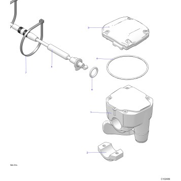 STEERING, CONTROLS, THROTTLE ASM. and CABLE - A24S6E57A1 (C102489)