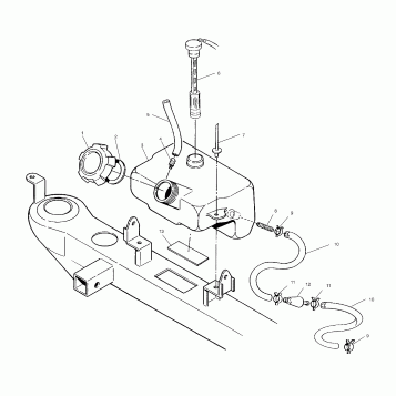 OIL TANK ASSEMBLY - W937527 (4924022402a012)