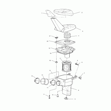 AIR BOX ASSEMBLY - W937527 (4924022402a014)