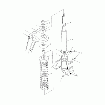 STRUT ASSEMBLY - W937527 (4924022402b001)