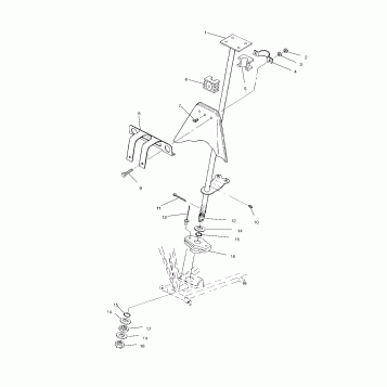 STEERING POST ASSEMBLY - W937527 (4924022402b005)