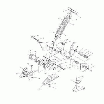 SWING ARM/SHOCK MOUNTING - W937527 (4924022402b009)