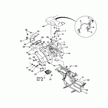 REAR CAB ASSEMBLY 2X4 350L W937539 (4924032403002A)