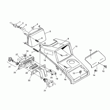 HEADLIGHT ASSEMBLY 2X4 350L W937539 (4924032403009A)