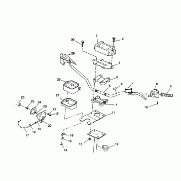 STEERING - HANDLEBAR 2X4 350L W937539 (4924032403014A)