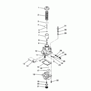 CARBURETOR 2X4 350L W937539 (4924032403035A)