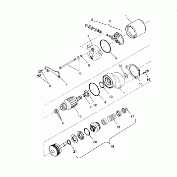 STARTING MOTOR 2X4 350L W937539 (4924032403037A)
