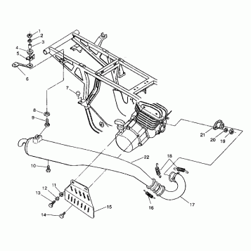 EXHAUST SYSTEM - W937527 (4924042404005A)