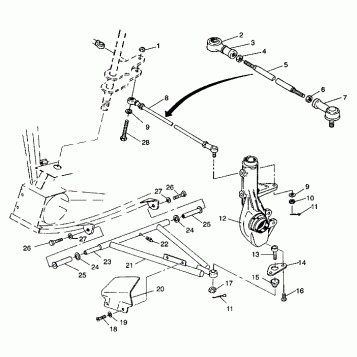 A-ARM/STRUT MOUNTING 4X4 250 W938127 (4924042404018A)