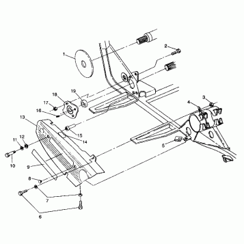 CHAIN COVER ASSEMBLY 4X4 250 W938127 (4924042404028A)