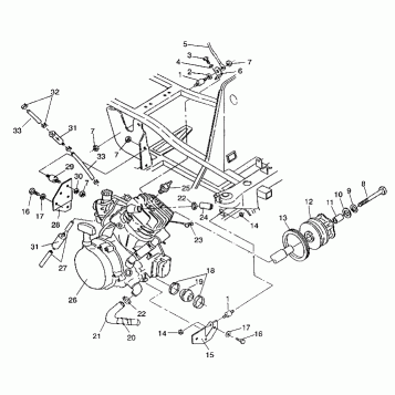 ENGINE MOUNTING 4X4 350L W938139 (4924052405004A)
