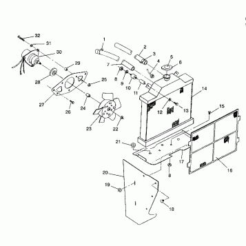 COOLING SYSTEM 4X4 350L W938139 (4924052405005A)