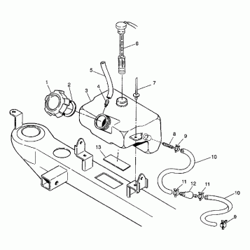 OIL TANK ASSEMBLY ASSEMBLY 4X4 350L W938139 (4924052405008A)