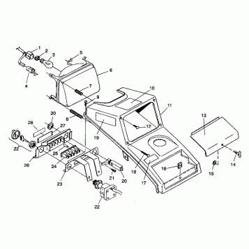 HEADLIGHT ASSEMBLY 4X4 350L W938139 (4924052405009A)