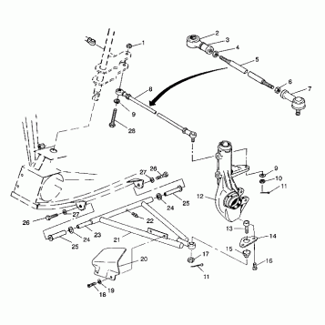 A-ARM/STRUT MOUNTING 4X4 350L W938139 (4924052405019A)