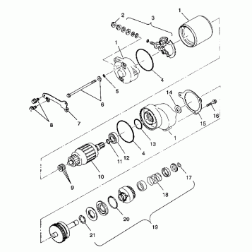 STARTING MOTOR 4X4 350L W938139 (4924052405042A)