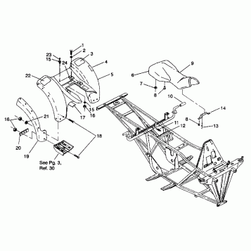 REAR CAB ASSEMBLY 6X6 350L W938739 (4924062406002A)