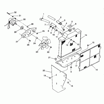 COOLING SYSTEM 6X6 350L W938739 (4924062406006A)