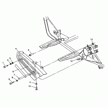 CHAIN COVER ASSEMBLY 6X6 350L W938739 (4924062406035A)