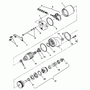 STARTING MOTOR 6X6 350L W938739 (4924062406049A)