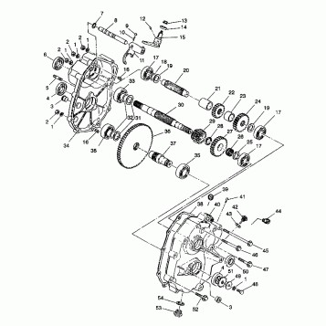 GEARCASE ASSEMBLY Trail Boss W938527 (4924072407027A)
