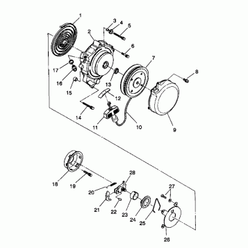 RECOIL STARTER Trail Boss W938527 (4924072407033A)