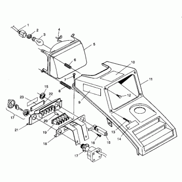 HEADLIGHT ASSEMBLY Trail Blazer W937221 (4924082408008A)