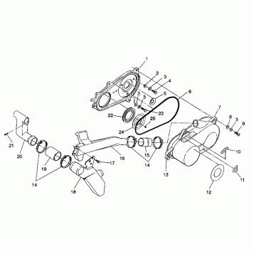 CLUTCH COVER ASSEMBLY - W937527 (4924082408021A)