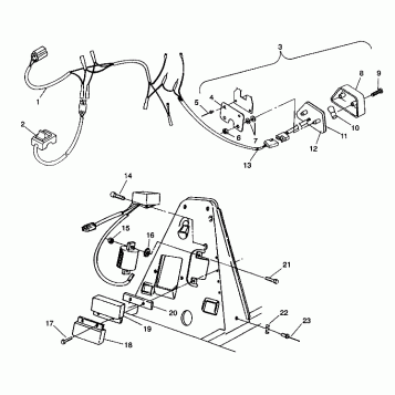 ELECTRICAL/TAILLIGHT ASSEMBLY Trail Blazer W937221 (4924082408026A)