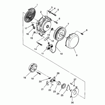 RECOIL STARTER Trail Blazer W937221 (4924082408032A)