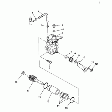 OIL PUMP ASSEMBLY Trail Blazer W937221 (4924082408033A)