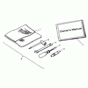 TOOL KIT ASSEMBLY Trail Blazer W937221 (4924082408035A)